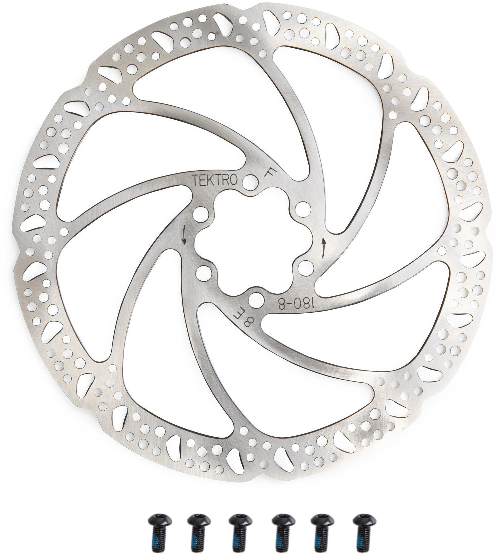 BTWIN Tarcza hamulcowa rowerowa 180 mm Unisex  3608409843777