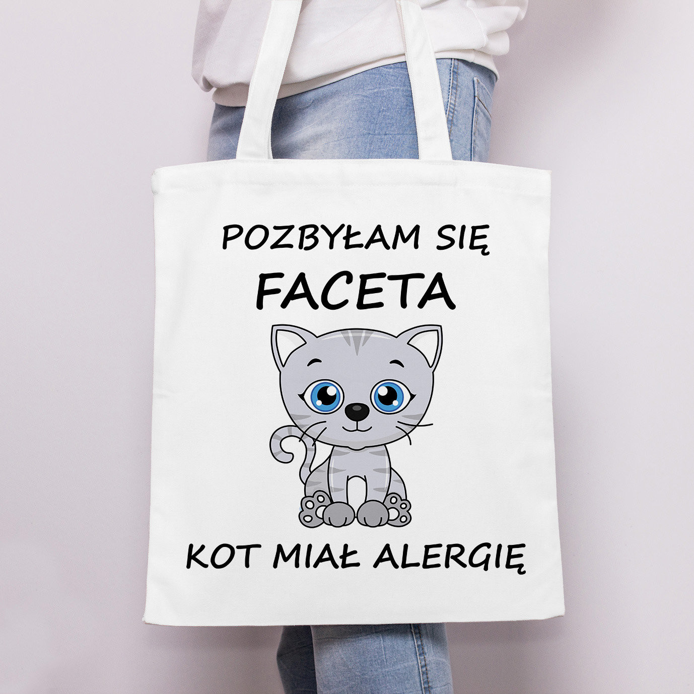 Poczpol Pozbyłam się faceta, kot miał alergię - torba PRZPOC-0-2001