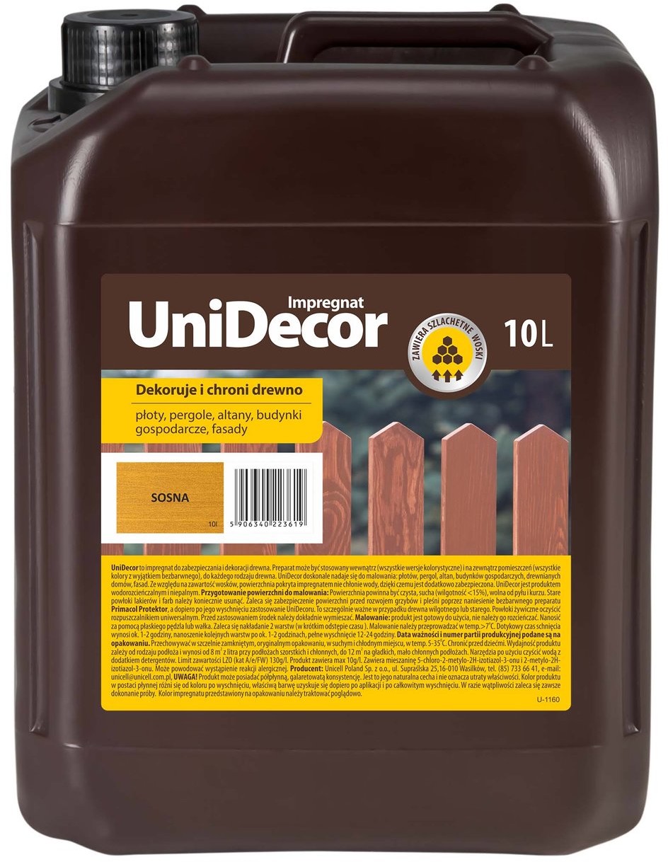 Altax Primacol Primacol do drewna Unidecor sosna 10 l