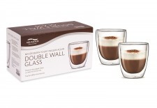 AQUALOGIS Zestaw 4 Szklanki Termiczne Aqualogis Do Kawy 2x 300ml i 2x 80ml AL-CLG300 + ALESG80