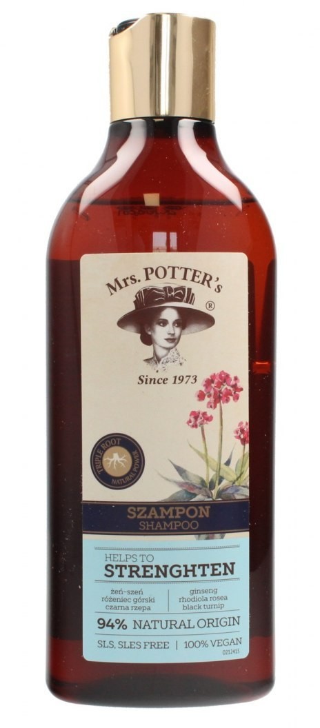 Mrs. Potters FORTE SWEEDEN Mrs Triple Root Szampon do włosów cienkich Strenghten 390ml 102413