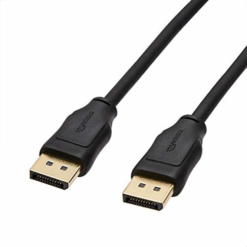 AmazonBasics AmazonBasics Q486_1 Kabel Połączeniowy DisplayPort na DisplayPort 0,9 m Czarny DP1.2-3FT-1P