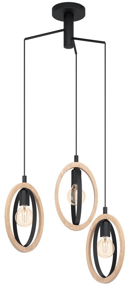 Eglo 43463 - Żyrandol na lince BASILDON 3xE27/40W/230V