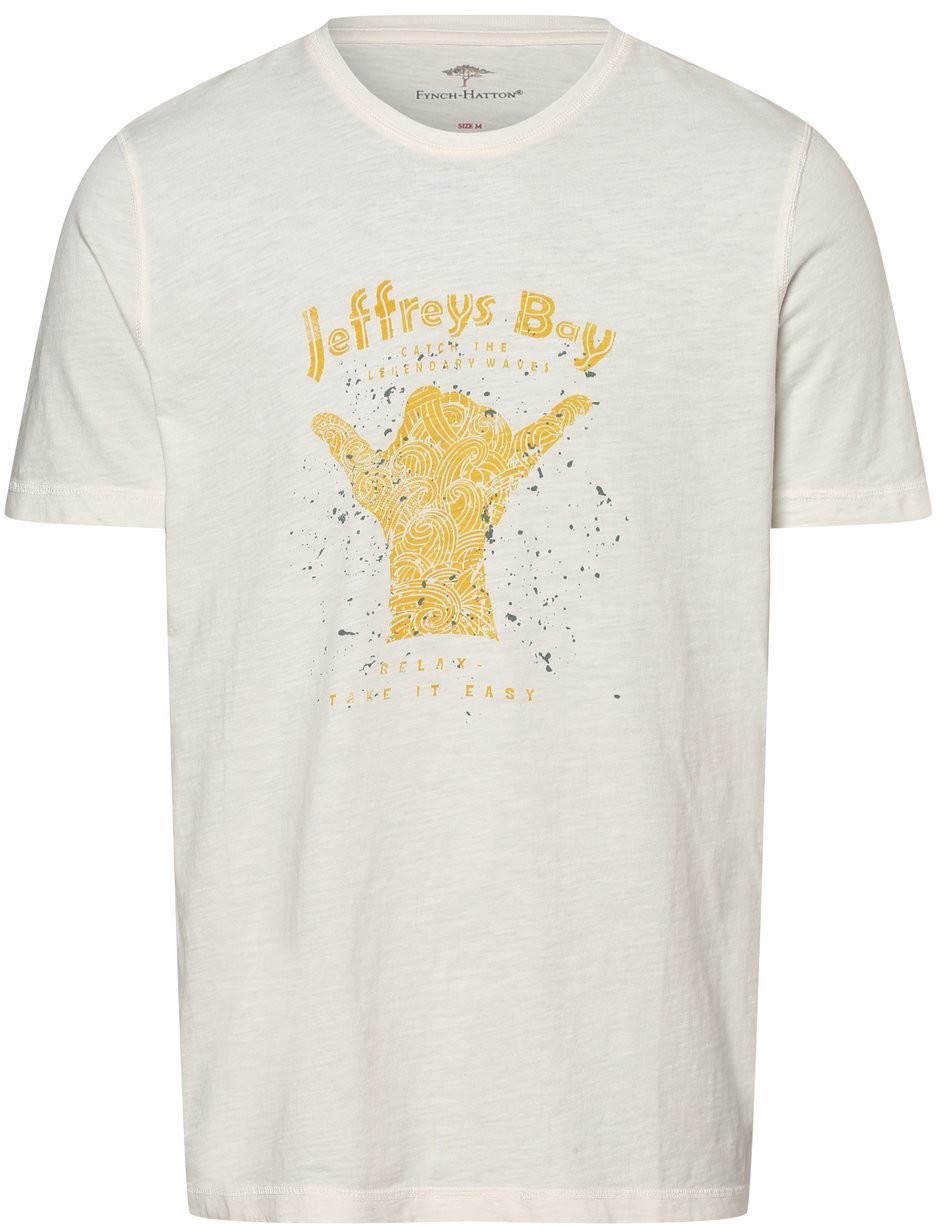 Fynch Hatton T-shirt męski, biały