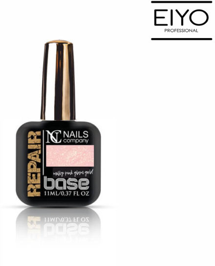 NAILS COMPANY REPAIR BASE Milky Pink Glam Gold Nails Company - 11 ml
