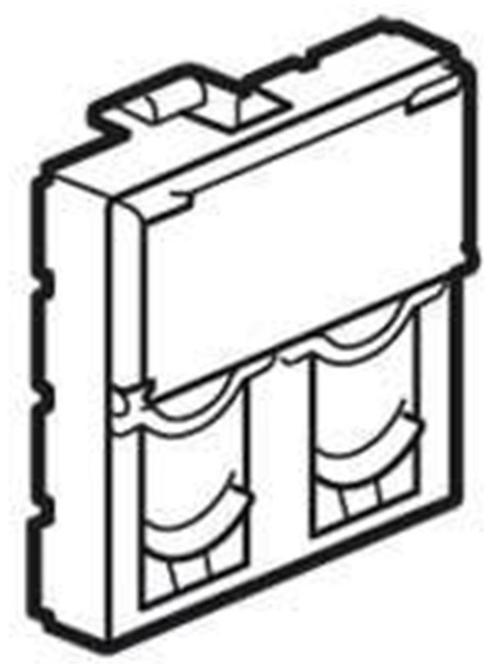 Legrand Dble keystone adapt. rj45 2m 78610