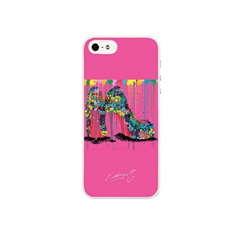 Smart Pack twarda obudowa Michael edery + wyświetlacz ze szkła ochronnego (typ 2,5D Resistance 9H 0,33 mm) kompatybilna z Apple iPhone 5/5S/SE Pink Heels 545-PH-IP5
