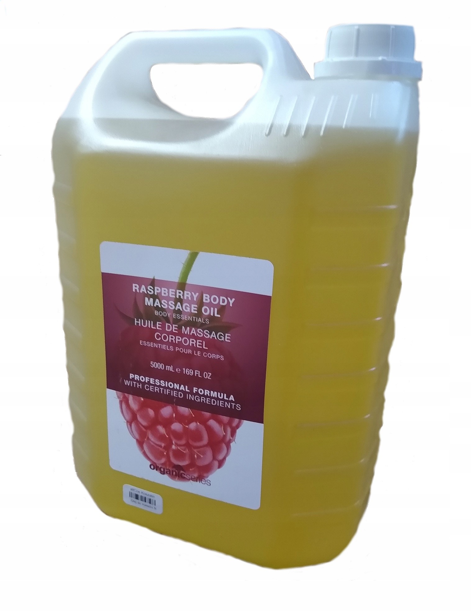 Organic Olej Oliwka do masażu ciała Malina 5L