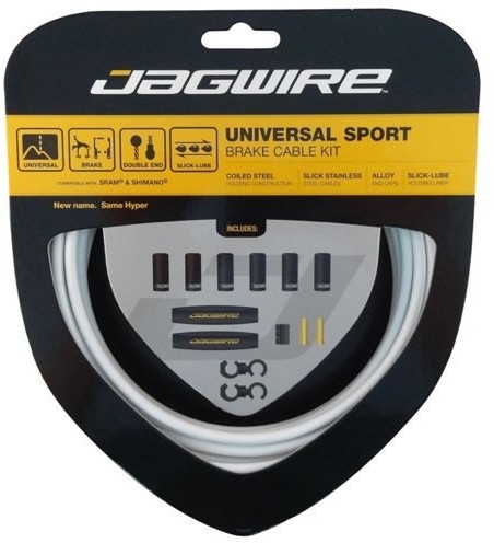 Jagwire Universal Sport zestaw hamulcowy, biały JBC03WH