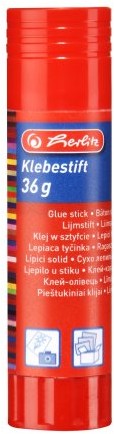 Herlitz 10524098 klej w sztyfcie na papier, tektura, zdjęcia i karton, 36 G, bezbarwny i loesungsmittelrei 10524098