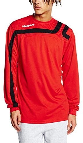 Uhlsport trykot Progressiv z długim rękawem, wielokolorowa, XS 100306308_rot/schwarz_XS