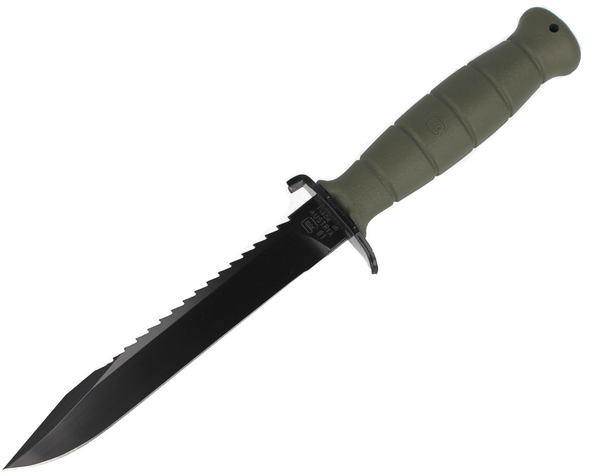 Фото - Ніж / мультитул Glock  FM81 Survival Knife - Zielony OD 