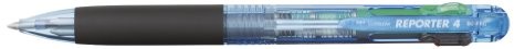 Tombow Reporter 4-kolorowy długopis, luzem, przezroczysty niebieski BC-FRC40