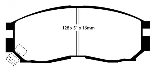 EBC Brakes Brakes DP830 Blackstuff okładziny hamulcowe DP830
