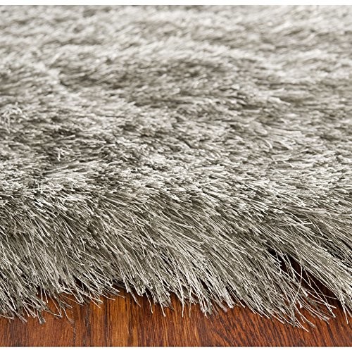 Safavieh Chatham Shag, poliester  mieszanka, srebrny SG511-7575-57
