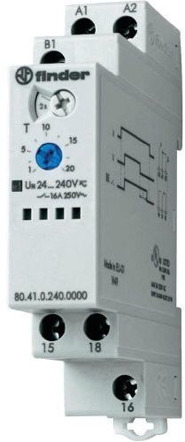 Przekaźnik czasowy 1CO 16A 24-240V AC/DC, BE: opóźnienie rozłączenia z sygnałem START 80.41.0.240.0000 804102400000