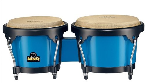 Meinl Bongo 16 1/2 cala i 18 1/2 cala - niebieski NINO17B-BK