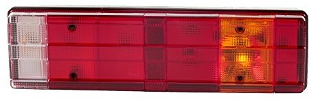 Hella Lampa tylna 8-biegunowym centralnego dla pojazdów Mercedes-Benz tylne hamulca Blink cofania światło obrysowe boczne obrysowe 2VD 008 204-091