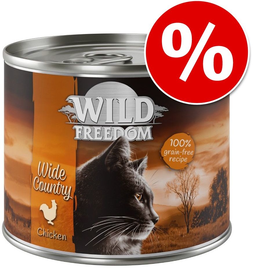 Wild Freedom Adult, 18 x 200 g - Wide Country  Czysty kurczak