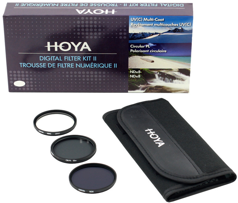 Hoya Zestaw filtrów 37mm: UV(C) + CPL + NDx8 + Saszetka