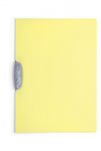 Durable Skoroszyt zaciskowy o pojemności do 30 kartek Swingclip - żółty 226604