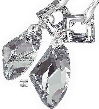 Swarovski Special Kolczyki Galactic Comet Srebro