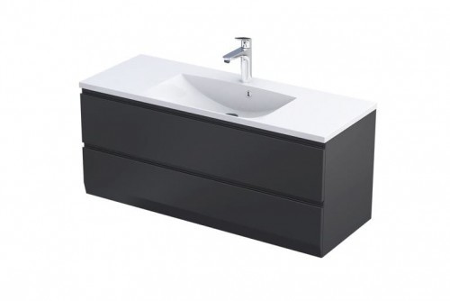 Oristo BRYLANT UNI szafka podumywalkowa 120 cm, czarny mat - OR36-SD2S-120-8-V3 OR36-SD2S-120-8-V3