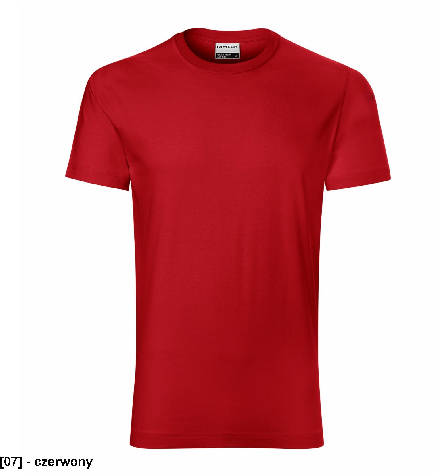 ADLER RIMECK Resist heavy R03 - Koszulka męska, 200 g/m, 100% bawełna, 9 kolorów - S-4XL Resist heavy R03