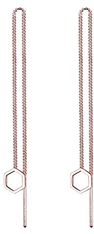 Elli Kolczyki damskie Hexagon  srebro 925 0308630216 0308630216