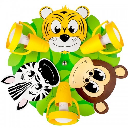 Hellux Safari 3xE14 Lampa sufitowa dziecięca 524.84.20 524.84.20