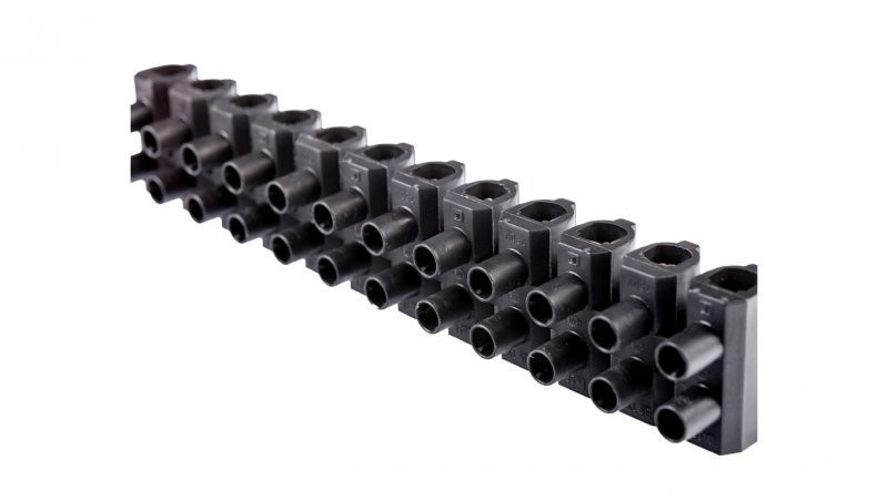 Simet Listwa zaciskowa gwintowa 12-torowa 35mm2 czarna EKL 5E 89150007 89150007