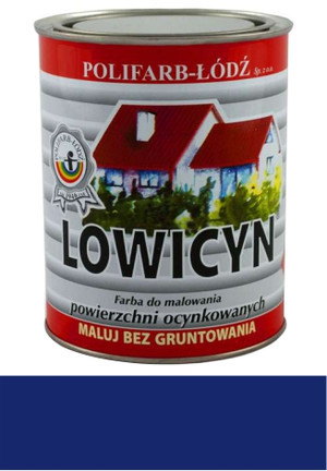 Polifarb Łódź Łódź Lowicyn niebieska sygnałowa RAL 5005 matowa 10l 637924