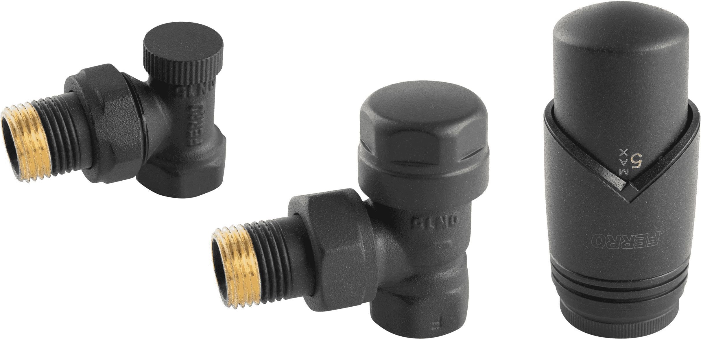 NoName Dekoracyjny zestaw termostatyczny kątowy ZTM31AT