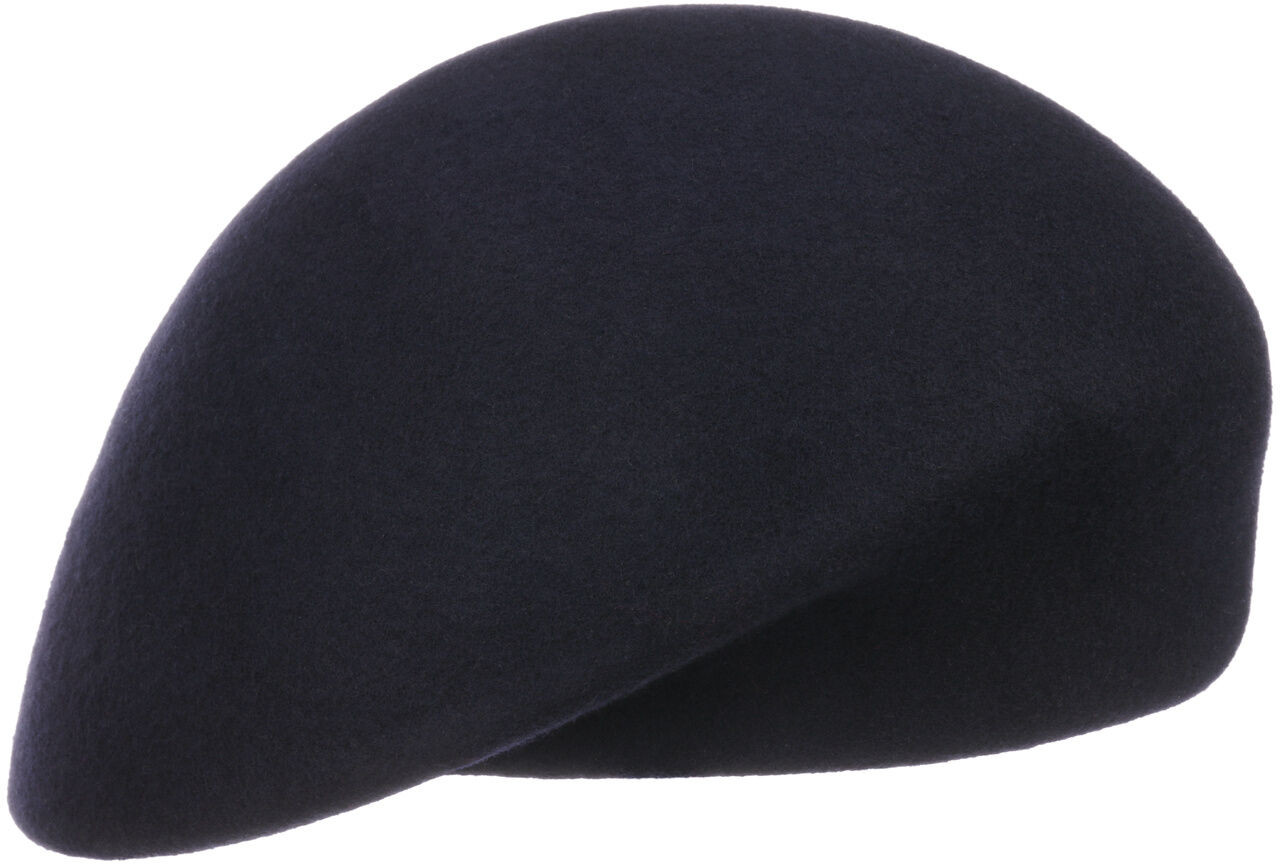Beret z Filcu Fabiana by Lierys, ciemnoniebieski, One Size
