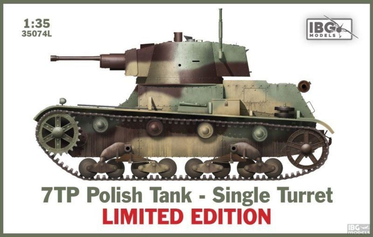 IBG Polski czołg lekki 7TP, pojedyncza wieża, edycja limitowana 35074L