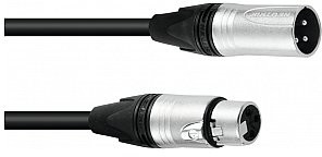 PSSO DMX kabel XLR 3pin 10m bk Neutrik 30227814