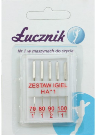 Łucznik Igły klasyczne do tkanin HA*1