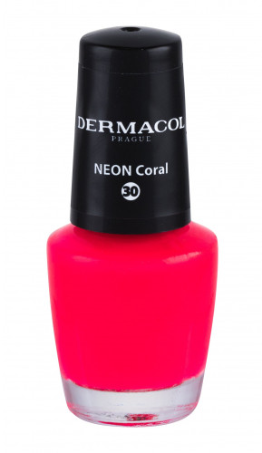 Dermacol Neon lakier do paznokci 5 ml 30 Neon Coral