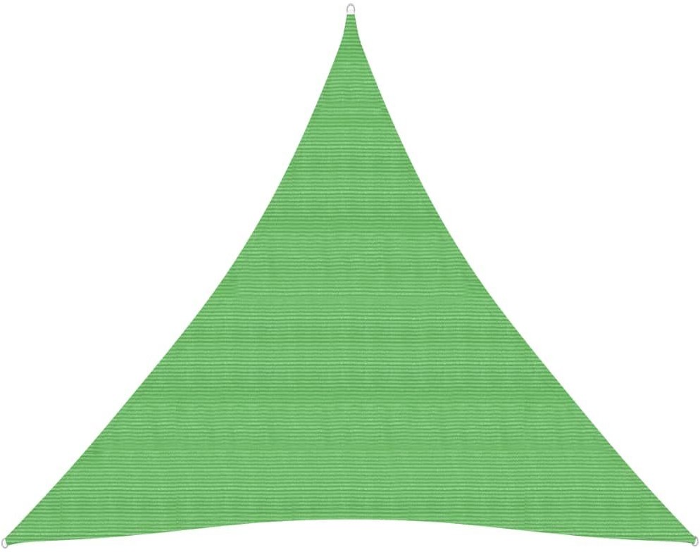 VidaXL Żagiel przeciwsłoneczny, 160 g/m, jasnozielony, 4x4x4 m, HDPE 311313 VidaXL
