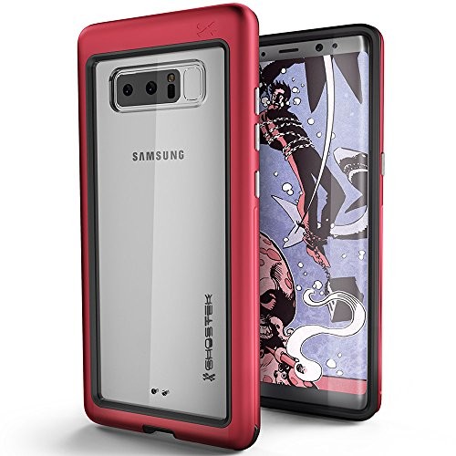 Ghostek ghostek ghocas670 pokrowiec ochronny Atomic Slim Series do Samsung Note 8, czerwony GHOCAS671