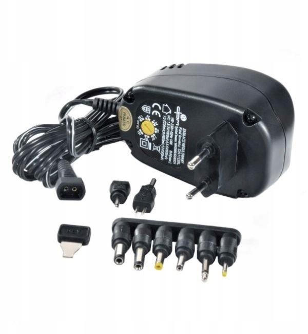 Zasilacz impulsowy uniwersalny 3-12V/0.6A