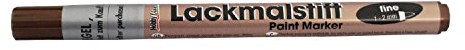 KREUL kreul 47222  hobby Line do malowania lakier żelowy Fine, końcówka okrągła, 1  2 MM, miedź 47222