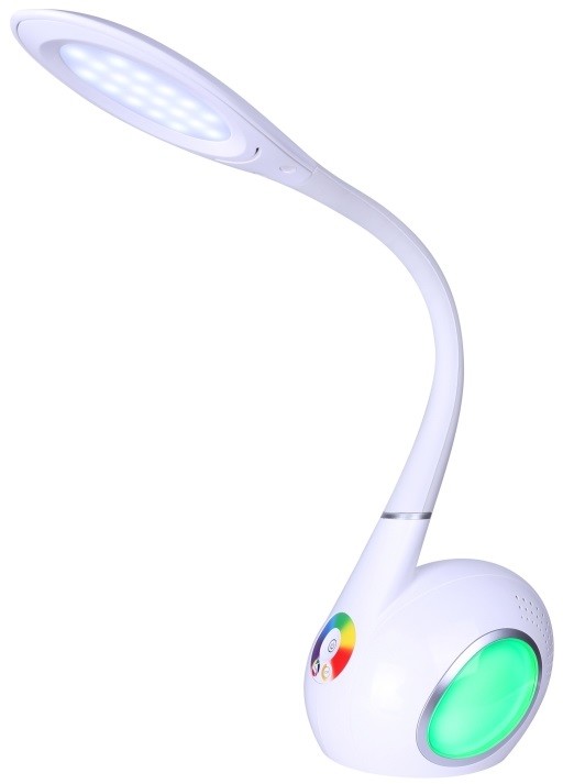 Nilsen Lampka biurkowa LED NILSEN Magic Music z głośnikiem