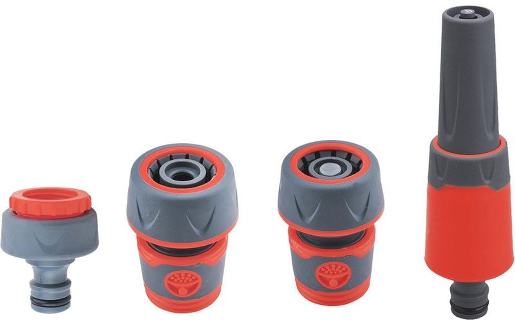 EXTOL PREMIUM Zestaw złączek do węża 4szt, 3/4" , PP,ABS 8876491