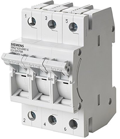 Siemens Indus.Sector Minized 5sg7631  0 kk16 16 A V 400 3P d0-rozłącznik bezpiecznikowy 4001869475899 5SG7631-0KK16