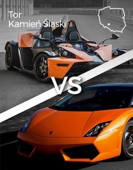 Jazda Lamborghini Gallardo vs KTM X-BOW  Tor Silesia Ring P0003521