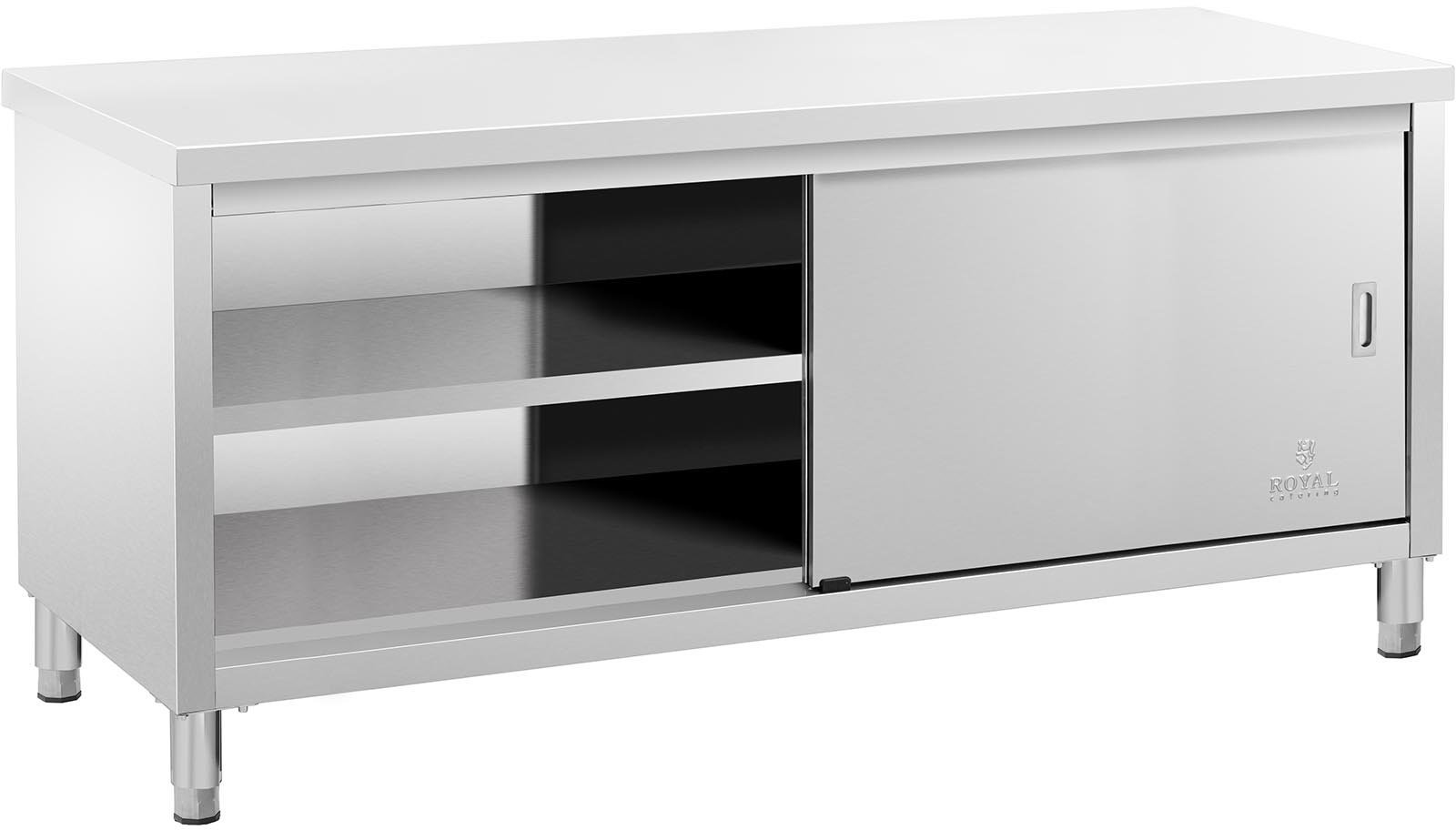 Royal Catering Stół gastronomiczny 200 x 60 cm udźwig 600 kg RCSSCB-200X60-E