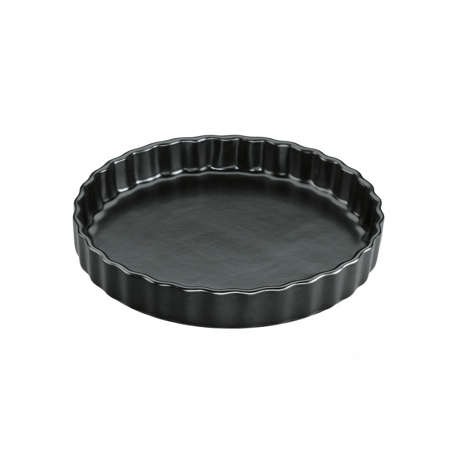 Kuchenprofi ceramiczna forma na tartę śred 28 cm czarna KU-0712021028