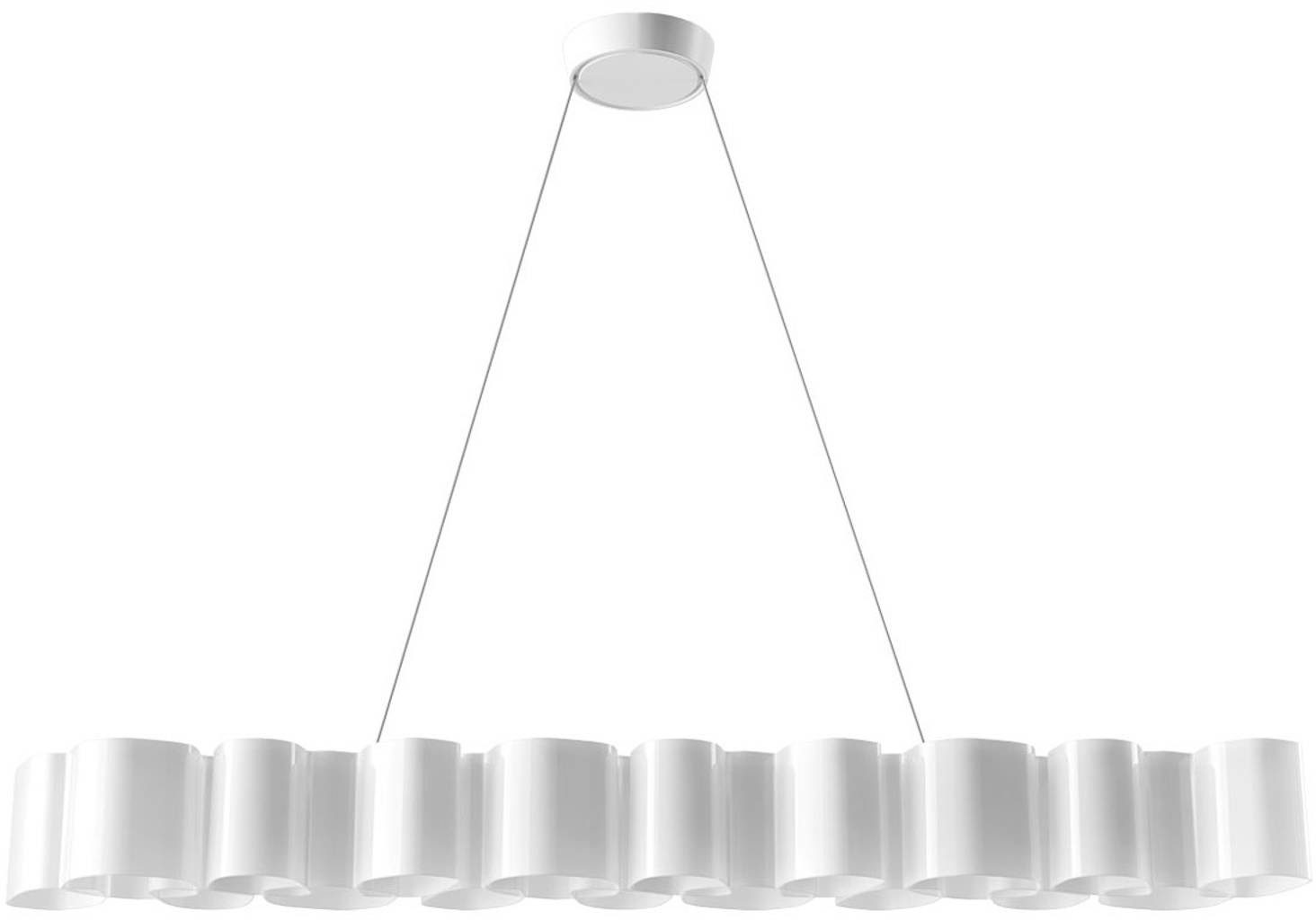 STILNOVO Lampa wisząca LED Honey, ściemniana, 139 cm