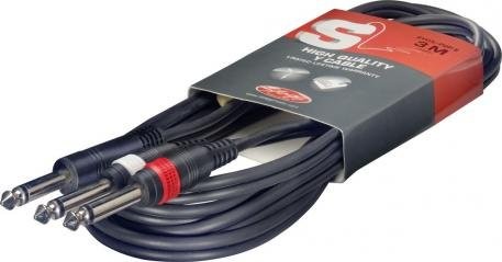 Stagg syc3/PS2P E Stereo przewód telewizyjny (3 m) SYC3/PS2P E